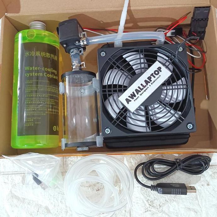 Jual radiator cooling water cooling CPU radiator set lengkap tabung ...