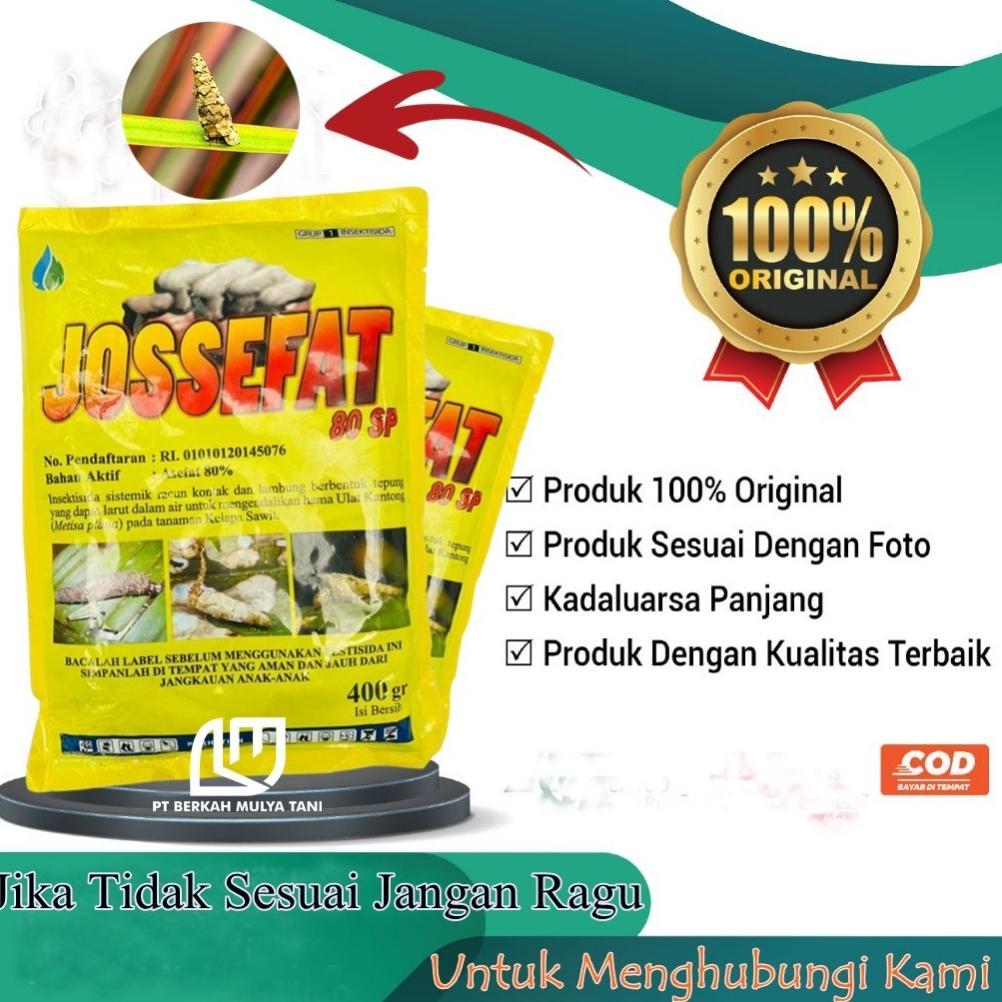 Jual Insektisida Sistemik Jossefat 80 SP 400 Gram Asefat Obat Hama Ulat ...