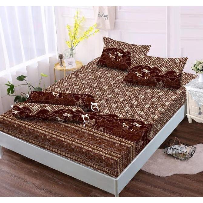 Jual Sleeprm- Sprei Batik Motif Rama Shinta Sprei Batik Wayang Sprei ...
