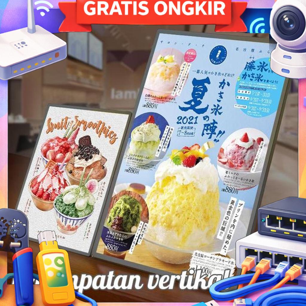 Jual Lightbox Menu Meja Led 8000K, Kecerahan Diatur - Bingkai Aluminium ...