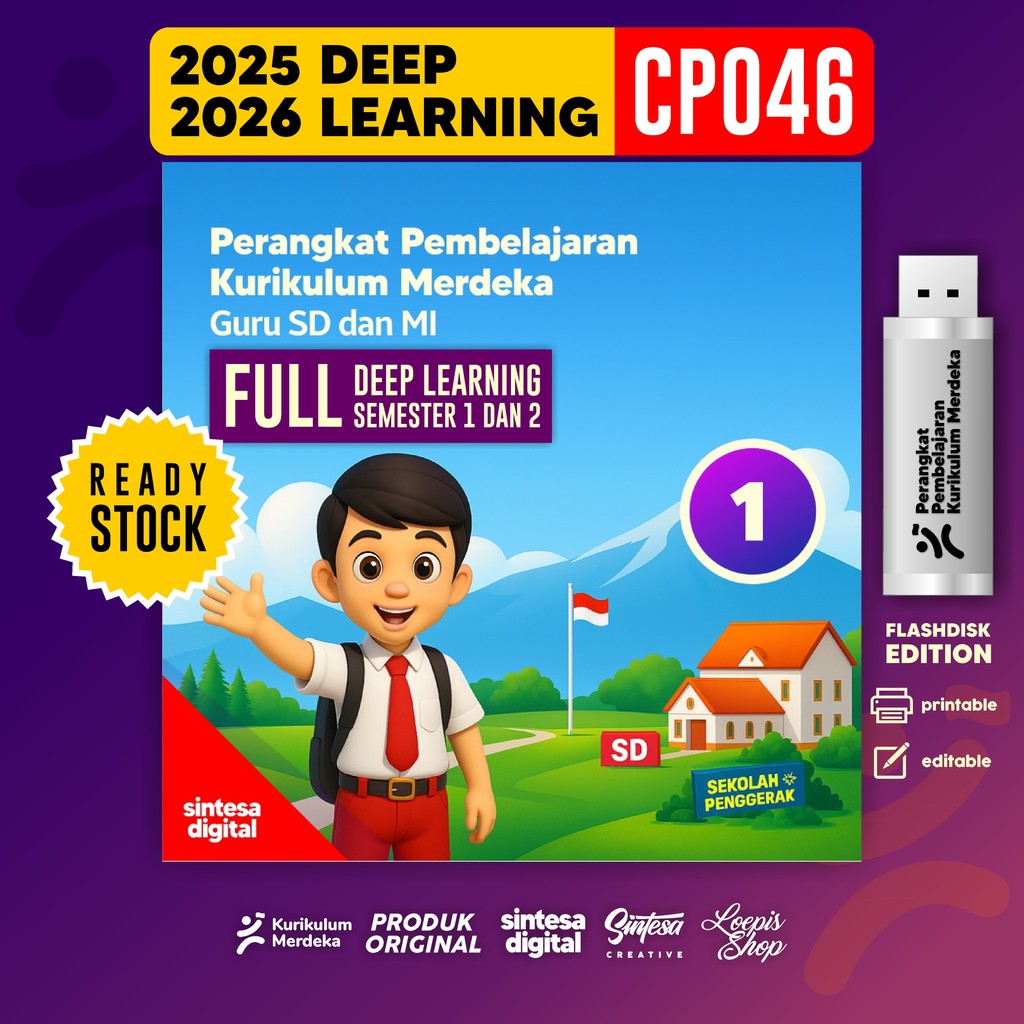 Jual FD RPP MODUL AJAR KURIKULUM MERDEKA DEEP LEARNING SD/MI KELAS 1 ...