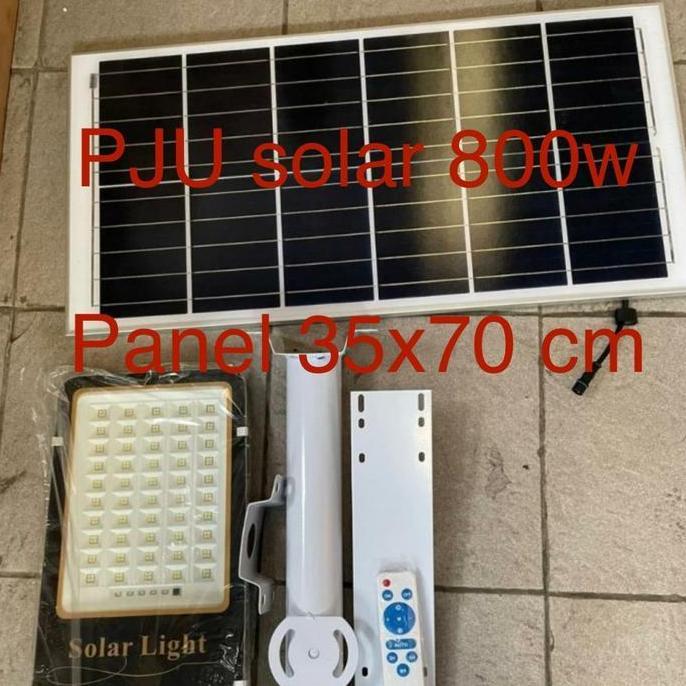 Jual Lampu Jalan 800w Solar Cell Lampu PJU 800 watt Solar Panel Two in ...