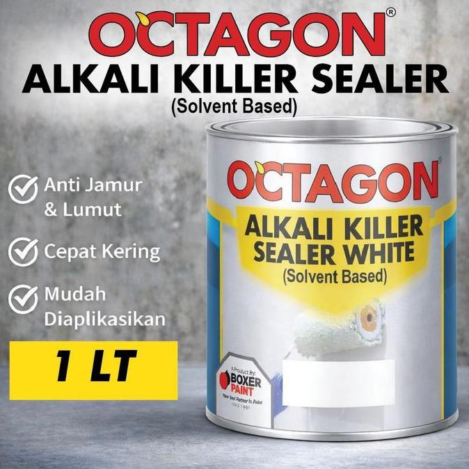 Jual Cat Dasar Tembok OCTAGON Alkali Killer Sealer White Solvent Based ...