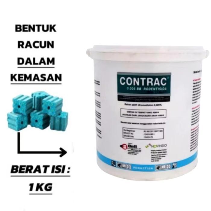 Jual Contrac 0.005 BB @1 kg ( Racun Tikus) | Shopee Indonesia