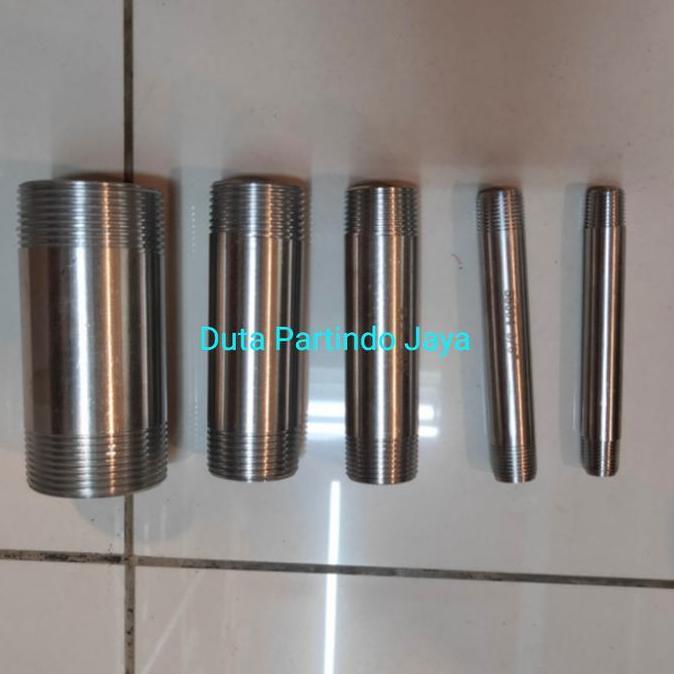 Jual Pipa nepel stainless steel 2 1/2