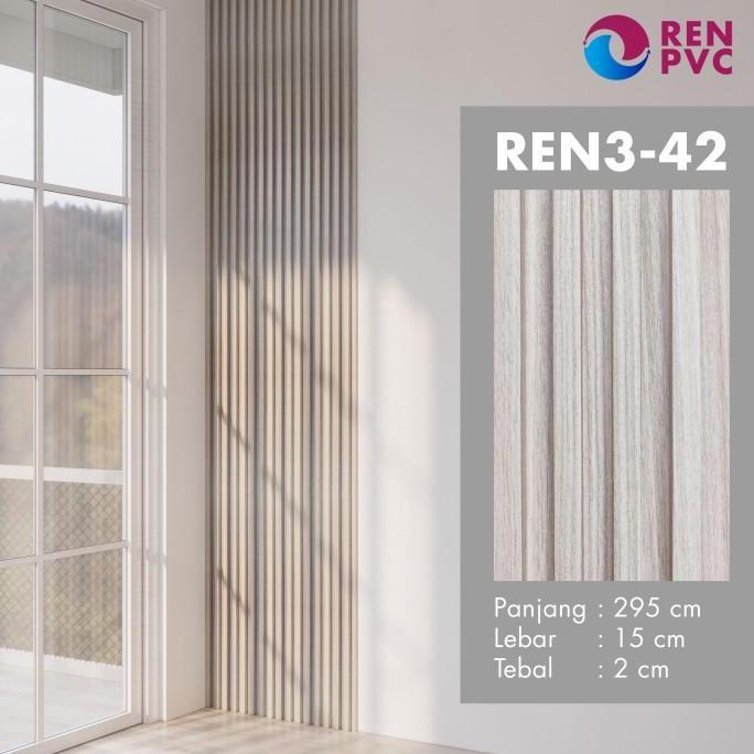 Jual REN PVC - Wall Panel WPC | 3D Wood Panel WPC 2CM | Shopee Indonesia