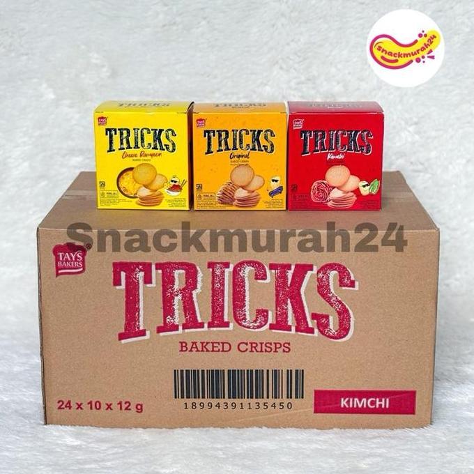 Jual [DUS] Tricks 1 Dus isi 12 Box x 10 x 12 Gram Keripik Kentang Rasa ...