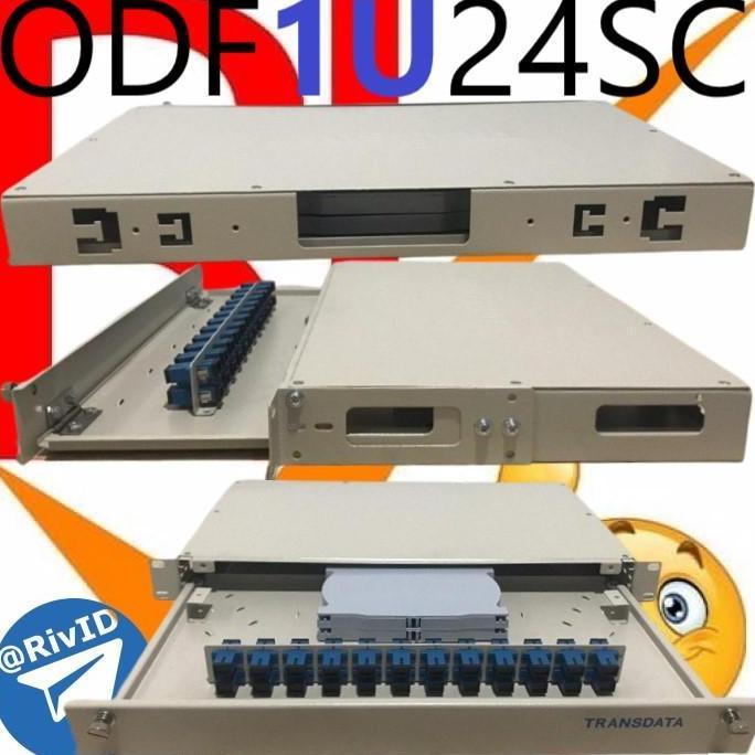 Jual BEBAS ONGKIR - OTB/Optical Terminal Box 24 Core 1U Patch Panel ...