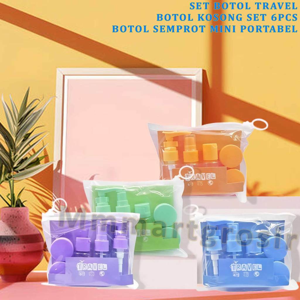 Jual Set Botol Travel / Botol Kosong Plastik / Botol Semprot Mini ...