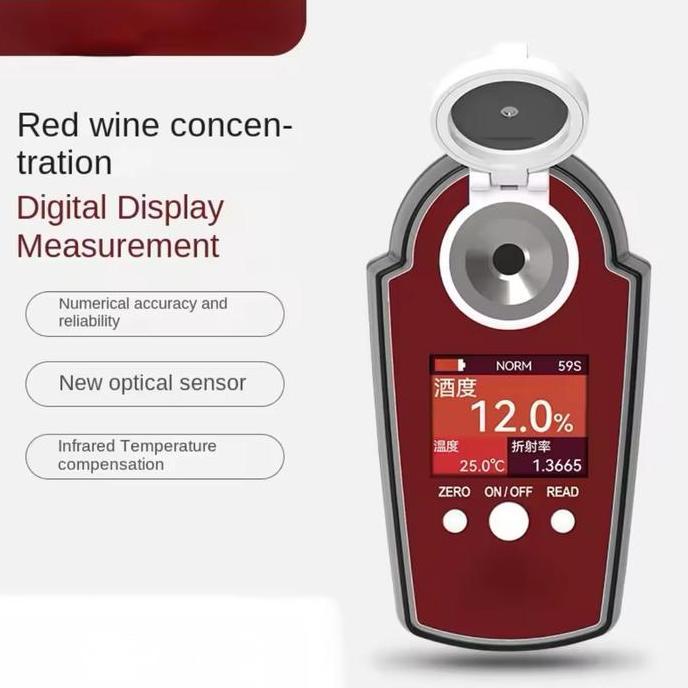 Jual KAHONO- AW-25 Alcohol Alkohol Anggur Test Wine Meter Tester Meter ...