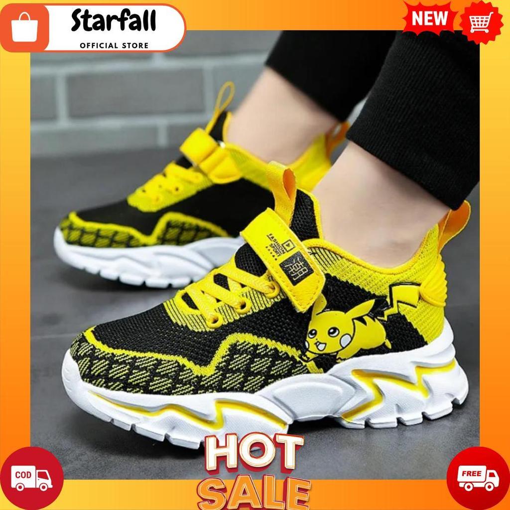 Jual WNR SEPATU POKEMON ANAK LAKI LAKI PIKACHU LUCU READY SIZE 26-35 ...
