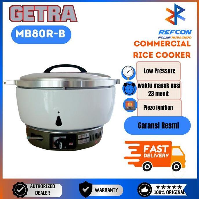 Jual RICE COOKER GAS GETRA MB80R B / MB 80 R B BESAR 32 LITER ORIGINAL ...
