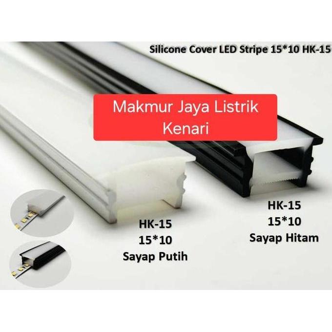 Jual Cover Led Strip Flexible Putih Hitam 15X10 12X10 16X16 12X12 100M ...