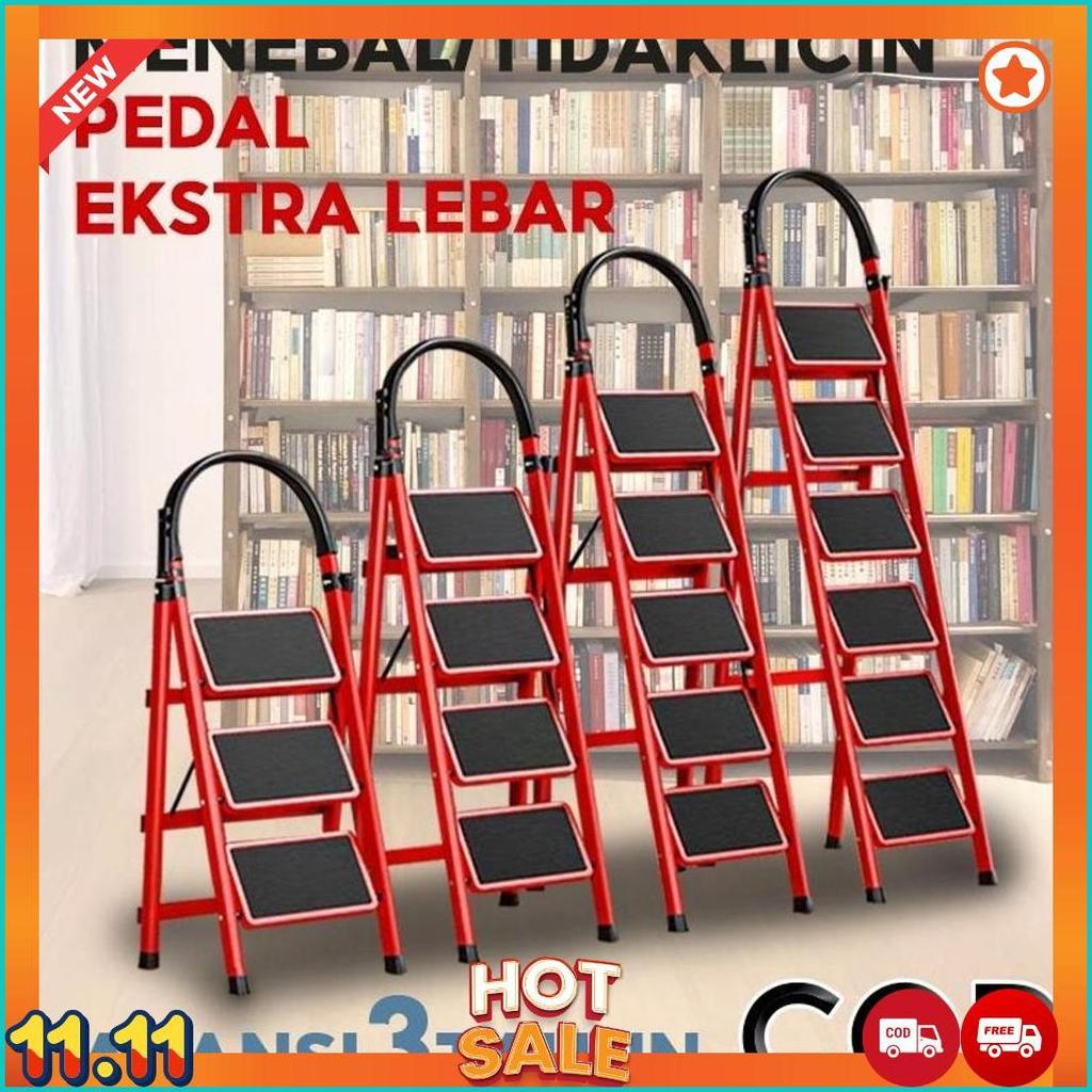 Jual Rumah Lipat Tangga Besi Lipat Household Steel Ladder Tangga 2/3/4 ...