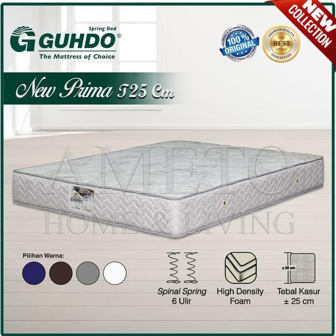 Jual Guhdo Spring bed Kasur New Prima T 25 cm, 90 100 120 140 160 180 ...