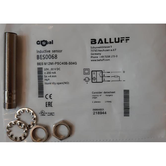 BALLUFF BES0068 BESM12MI-PSC40B-S04G – Sensore Induttivo Nuovo, Consegna Rapida - Foto 4