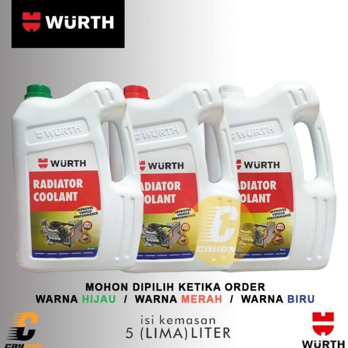Jual WURTH Radiator Coolant Anti Rust & Corrosion - Air Radiator Mobil ...