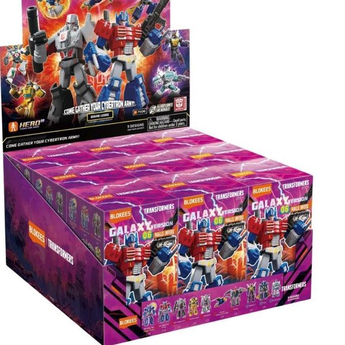 Jual Blokees Transformers Galaxy Version 06 Optimus Megatron Kickback ...