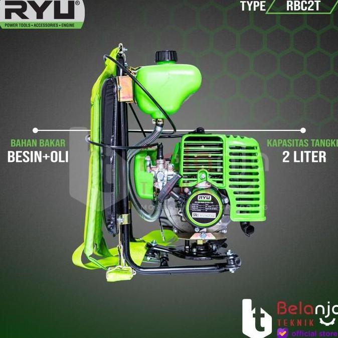 Jual Ryu Mesin Potong Rumput Gendong Rbc2T Bensin 2 Tak 30.5Cc Brush ...