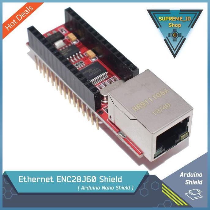 Jual Callbe- Ethernet Lan Network Enc28J60 Controller Shield For ...