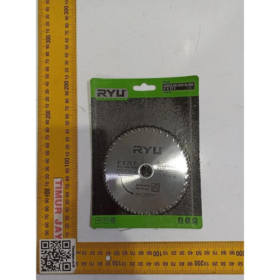 Jual Alatlengkap- Ryu 4 X 72T Mata Pisau Potong Kayu Circular Saw Blade ...