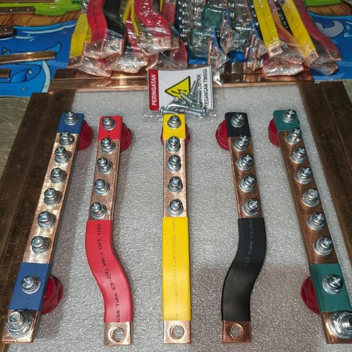 Jual TERBARU - BUSBAR 520 SEPAKET RSTN+GROUND UNTUK MCCB 200A | Shopee ...