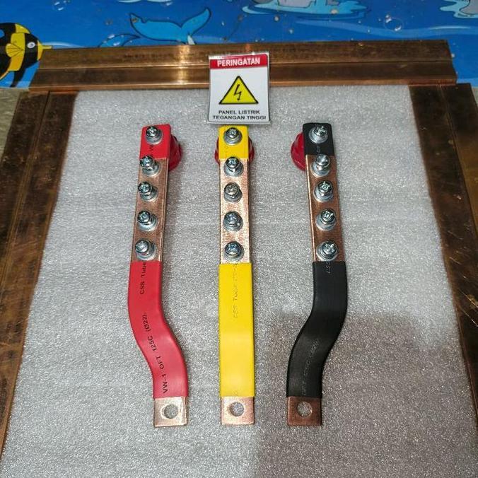 Jual BUSBAR 320 RST PANJANG 20 CM UNTUK MCCB 125A | Shopee Indonesia