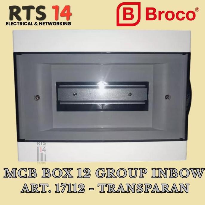 Jual TERMURAH - MCB Box Broco 12 Group Inbow Transparan Art. 17112-50 ...