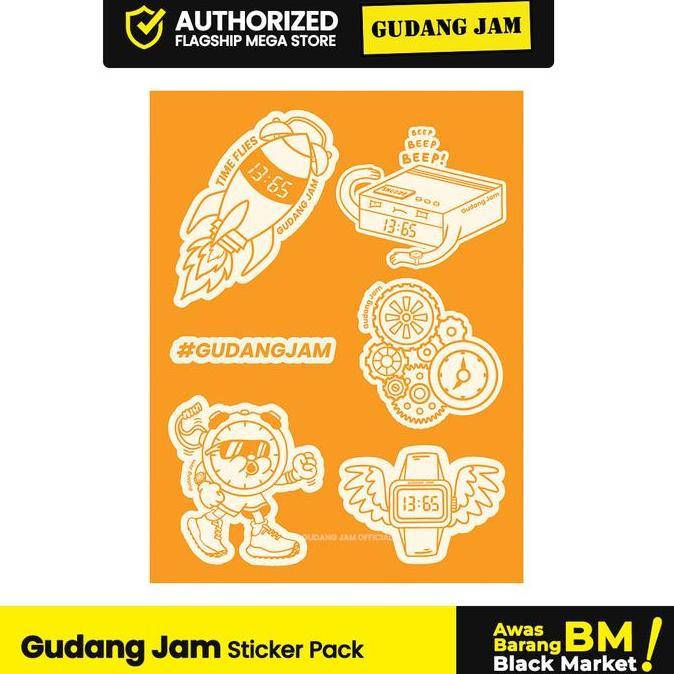 Jual Merchandise Gudang Jam Special Edition Sticker Pack Gudang Jam ...