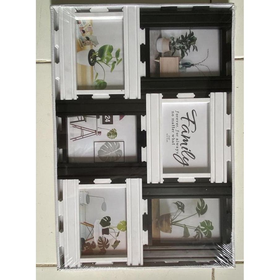 Jual BINGKAI FOTO 6 FRAME / PHOTO FRAME Plastik | Shopee Indonesia