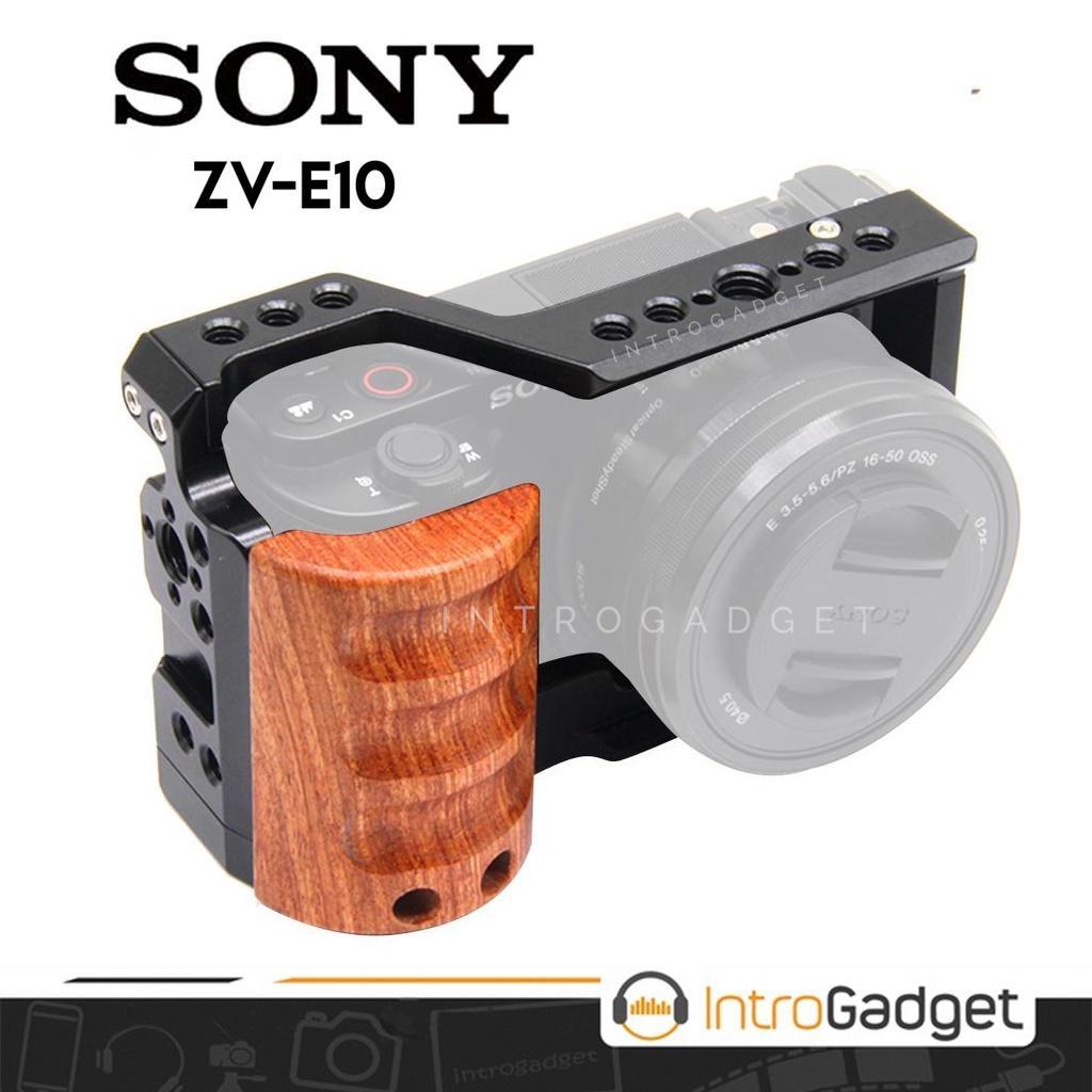 Jual Cage Rig Sony Zv E10 Zve10 Wooden Smallrig Uurig Andoer Plate ...