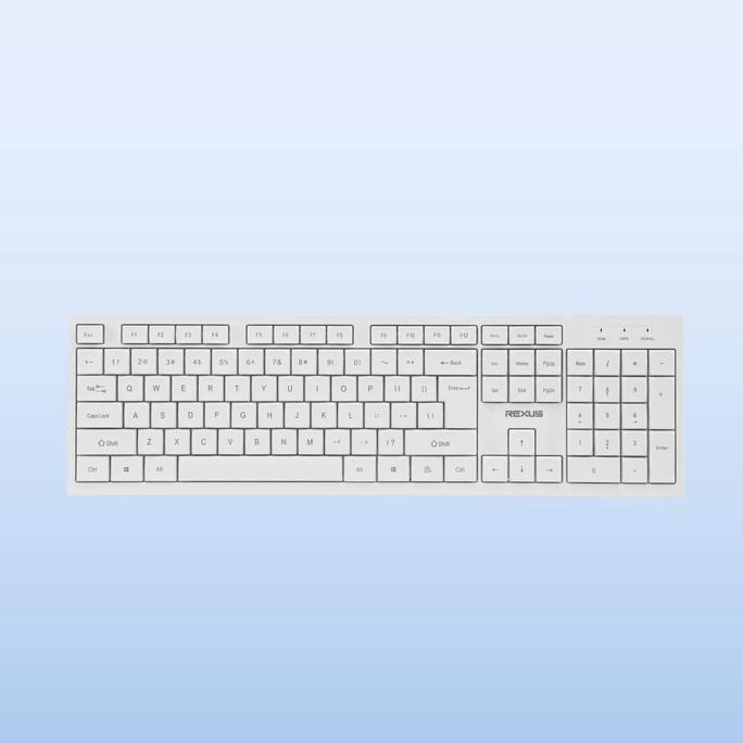 Jual Rexus K293 Keyboard Office Wired Full Size Membrane Keyboard REXUS ...