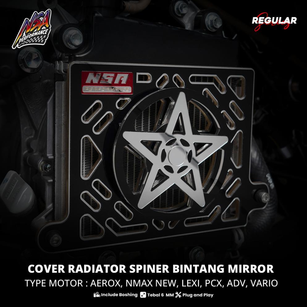 Jual NSA COVER RADIATOR SPINER BINTANG MIRROR VARIO AEROX NMAX PCX ADV ...