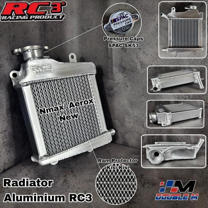 Jual PHRENA Radiator Aluminium Almu RC3 Yamaha Nmax Aerox New | Shopee ...