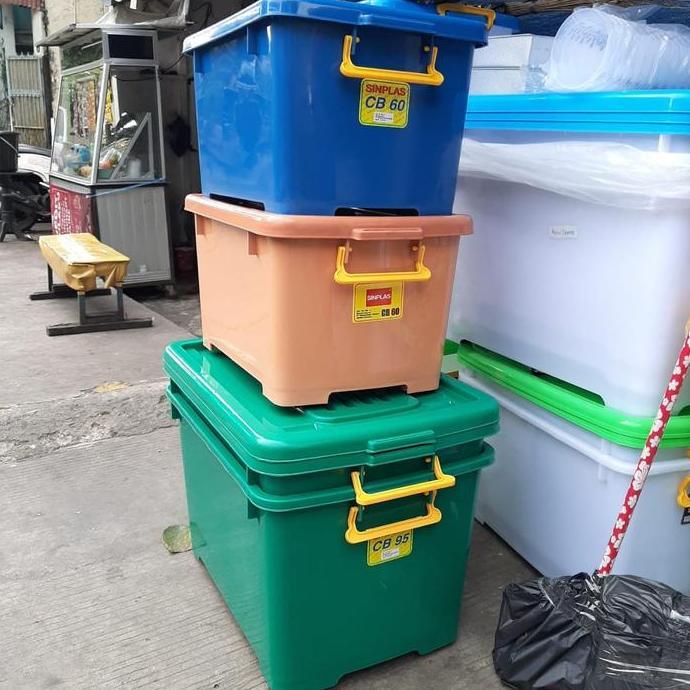 Jual Ready stock Container Box 60 Liter Sinplas | Shopee Indonesia