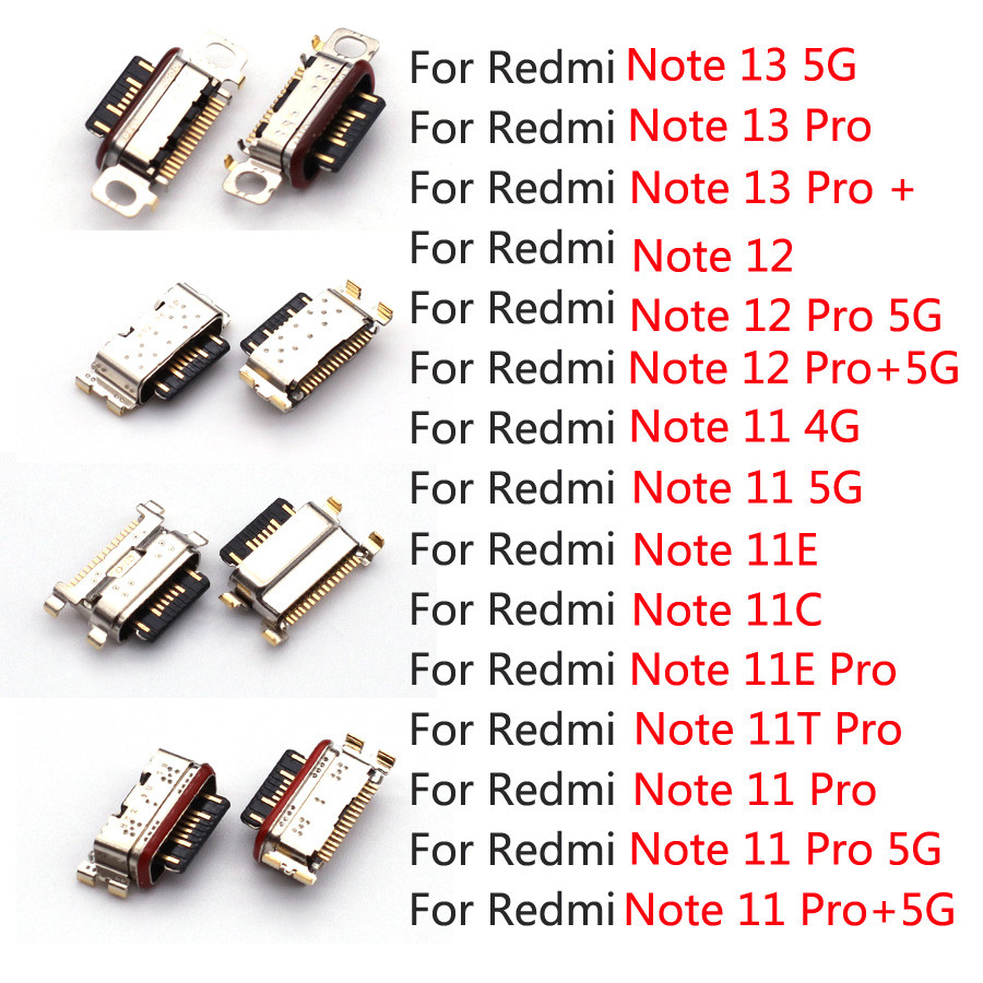 Jual 10 pcs/lot Baru Untuk Xiaomi Redmi Note 13 12 11 11E 11T Pro Plus ...