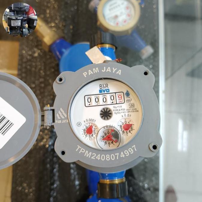 Jual Water Meter B&R 1/2 Inc Sni Brass Kuningan R100 | Shopee Indonesia