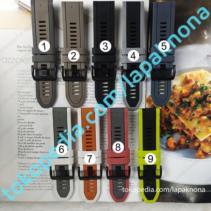 Cinturino Magnetico 26mm QuickFit In Silicone Per Garmin Fenix 8, Tactix 8, Enduro 3 E Altri - Starlight - 3