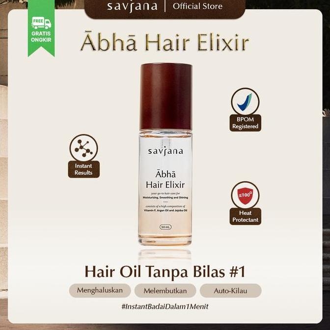 Jual kola_sansti - savjana abha hair elixir | hair oil tanpa bilas ...