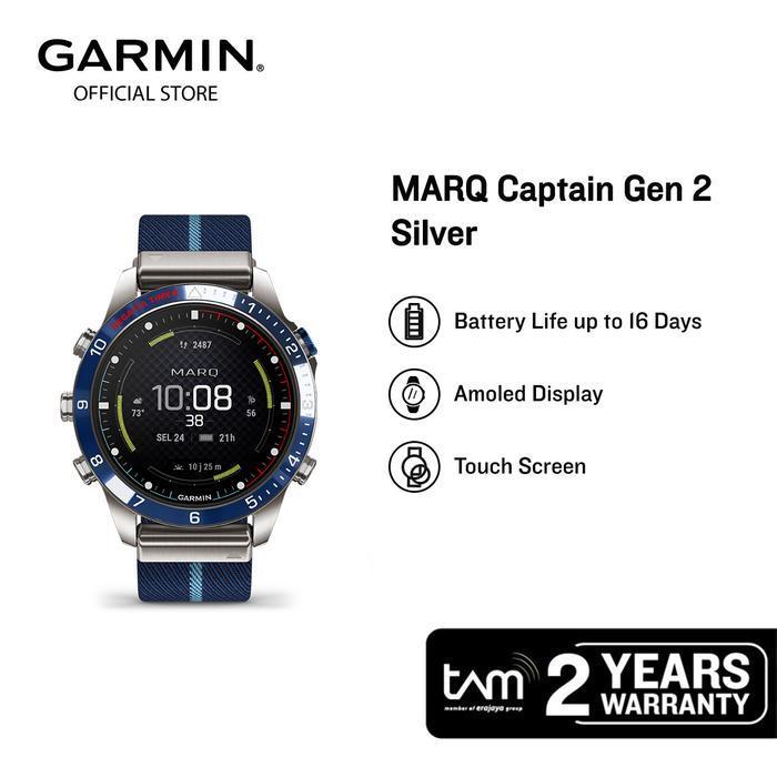 Jual Garmin Marq Captain Gen 2 - Silver Termurah Best Quality 100% ...