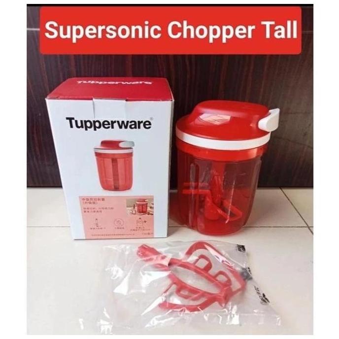 Jual New- TUPPERWARE Super Sonic Chopper Tall New Turbo Chopper ...