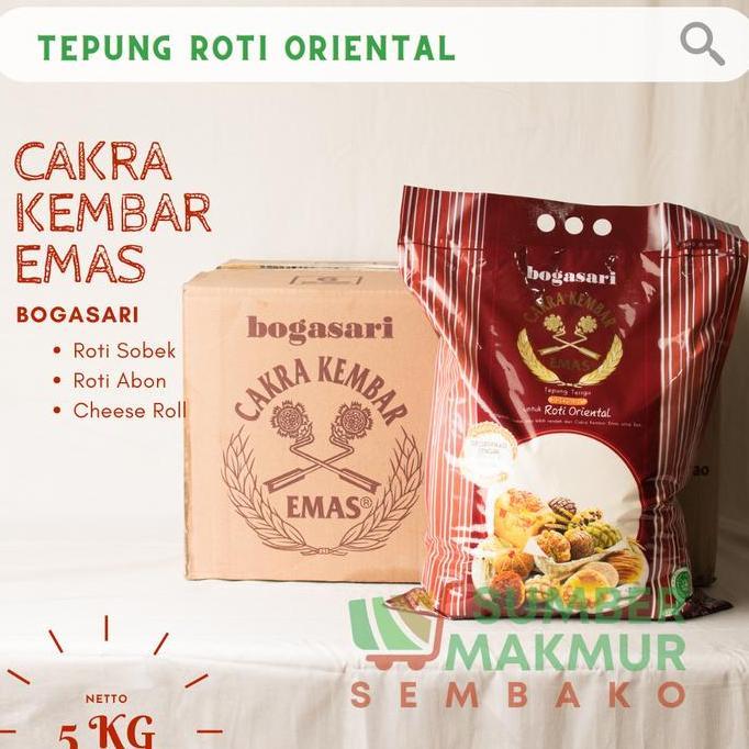 Jual Tepung Terigu Cakra Kembar Premium Roti Oriental Dus | Shopee ...