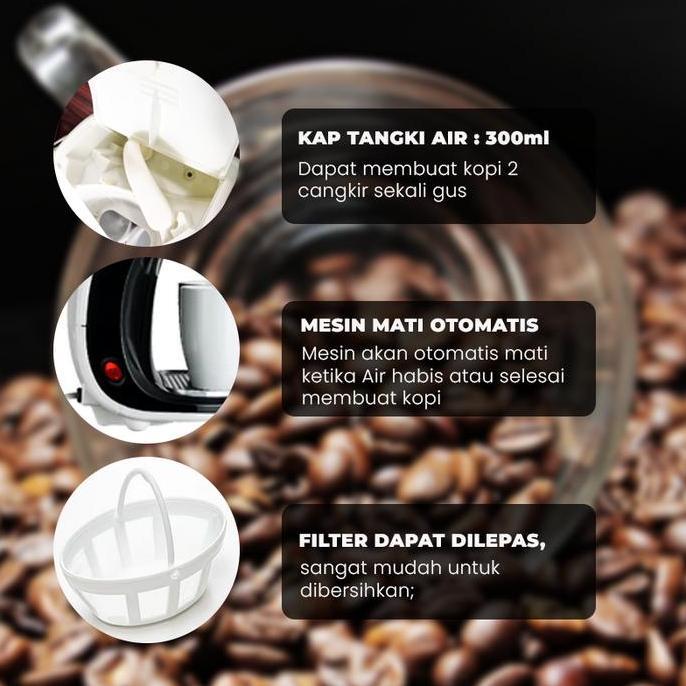 Jual Jayakith- Bisa Cod Garansi Dorahomi Coffee Maker Mesin Pembuat ...