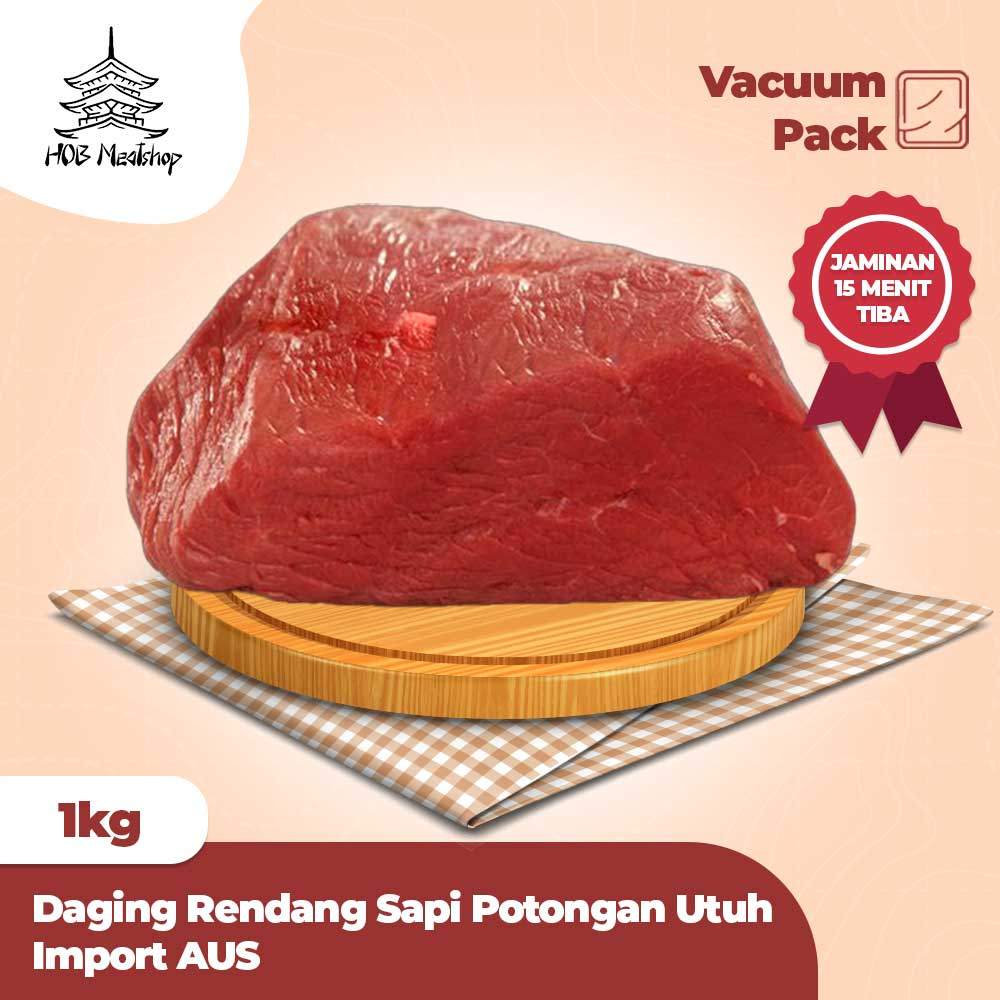 Jual JAMINAN 15 MENIT TIBA - Daging Rendang Sapi Potongan Utuh 500gr ...