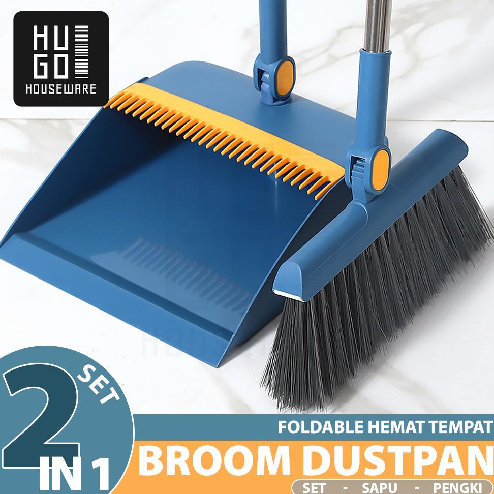 Jual SALE HUGO SET SAPU PENGKI ALAT PEMBERSIH LANTAI BROOM SET DUSTPAN ...