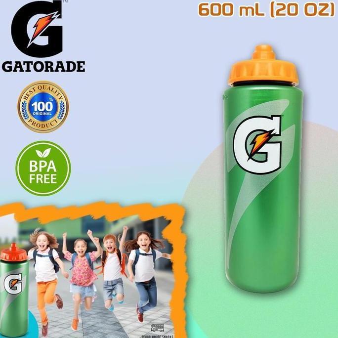 Bottiglia Sportiva Gatorade Squeeze 20 Oz – Morbida E Compressibile, Ideale Per Lo Sport | Con Adesivi Esclusivi