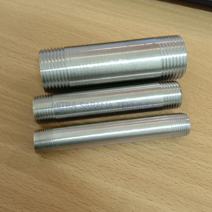Jual PROMO! Pipe Thread / Pipa Nepel Stainless 1