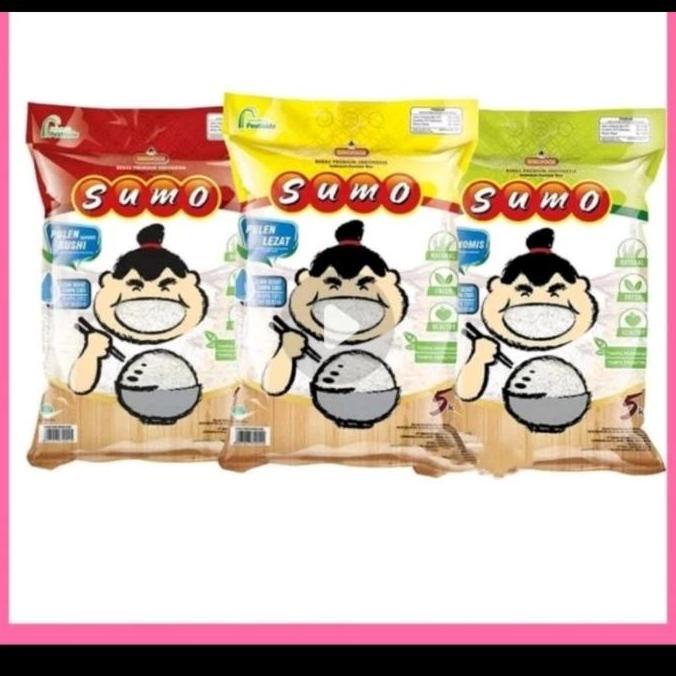 Jual beras sumo 5kg Rice/ beras sumo khusus 5kg | Shopee Indonesia