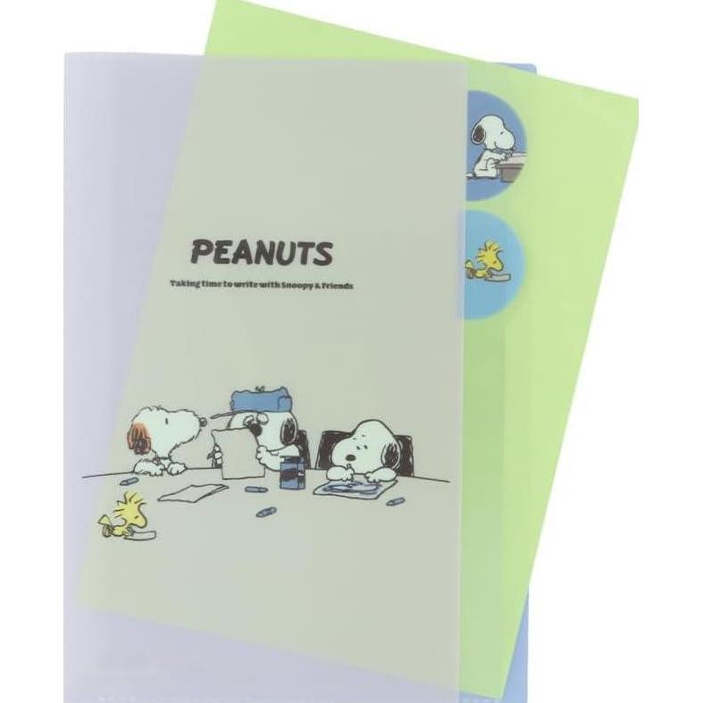 Jual Index File A4 5P Peanuts Snoopy Happiness Time File Holder Map ...