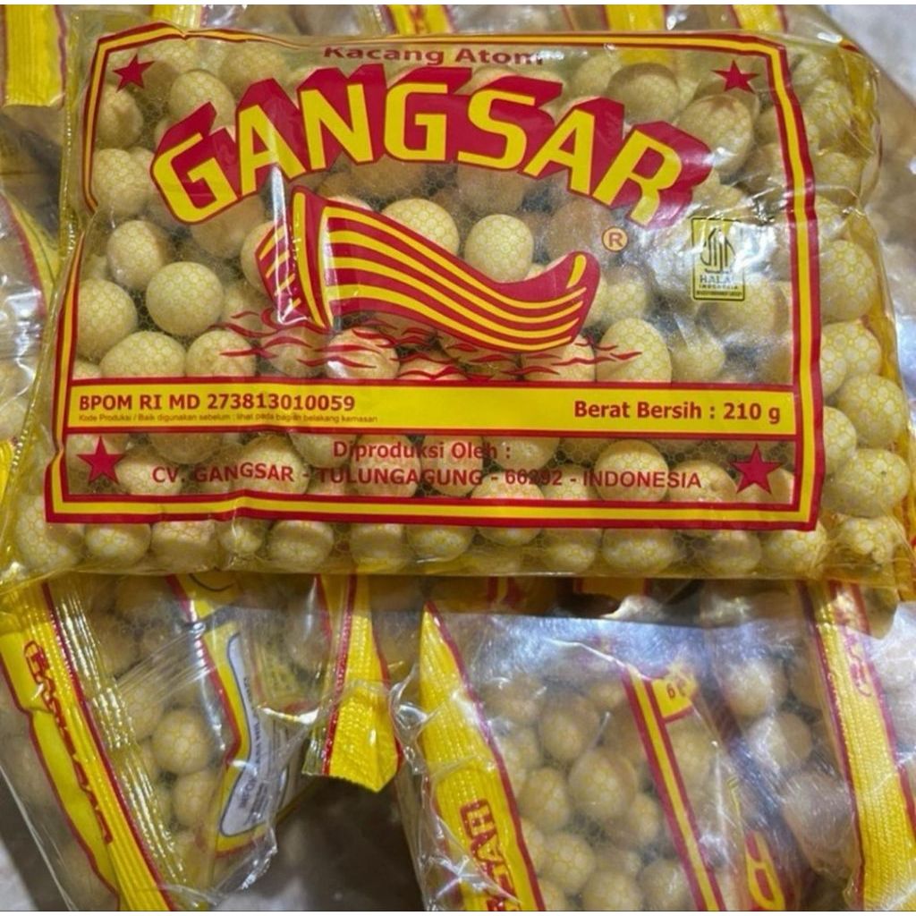 Jual Gangsar Kacang Atom Transparant 20x210gr (Karton) | Shopee Indonesia